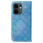 For OPPO Reno13 F 4G / 5G Colorful Magnetic Buckle Leather Phone Case(Blue) - 3