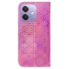 For OPPO A5x 5G / A3 4G / 5G / A3x 4G / 5G Colorful Magnetic Buckle Leather Phone Case(Pink) - 3