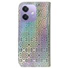 For OPPO A5x 5G / A3 4G / 5G / A3x 4G / 5G Colorful Magnetic Buckle Leather Phone Case(Silver) - 3