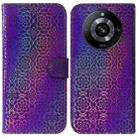 For Realme 11 Pro 5G/11 Pro+ 5G/Narzo 60 Pro 5G Colorful Magnetic Buckle Leather Phone Case(Purple) - 1