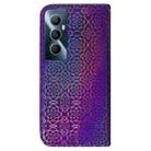 For Realme C65 4G Colorful Magnetic Buckle Leather Phone Case(Purple) - 3