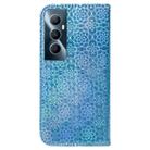 For Realme C65 4G Colorful Magnetic Buckle Leather Phone Case(Blue) - 3