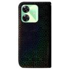 For Realme C61 / C63 / Note 60 Colorful Magnetic Buckle Leather Phone Case(Black) - 3