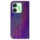 For Realme C61 / C63 / Note 60 Colorful Magnetic Buckle Leather Phone Case(Purple) - 3