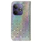 For Realme GT 6 / GT 6T / GT Neo6 Colorful Magnetic Buckle Leather Phone Case(Silver) - 3