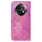 For Realme 13+ Global Colorful Magnetic Buckle Leather Phone Case(Pink) - 3