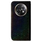 For Realme 13+ Global Colorful Magnetic Buckle Leather Phone Case(Black) - 3