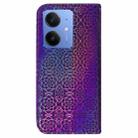 For Realme Neo7 SE Colorful Magnetic Buckle Leather Phone Case(Purple) - 3