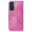 For Samsung Galaxy M55 Colorful Magnetic Buckle Leather Phone Case(Pink) - 3