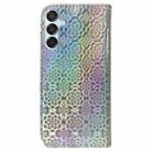 For Samsung Galaxy M15/F15 Colorful Magnetic Buckle Leather Phone Case(Silver) - 3