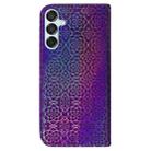 For Samsung Galaxy M15/F15 Colorful Magnetic Buckle Leather Phone Case(Purple) - 3
