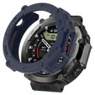 For Amazfit T-Rex Ultra Armor Hollow Watch Protective Case(Midnight Blue) - 1