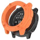 For Garmin Instinct 2X Armor Hollow Watch Protective Case(Orange) - 1