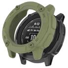 For Garmin Instinct 2X Armor Hollow Watch Protective Case(Green) - 1