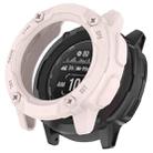 For Garmin Instinct 2X Armor Hollow Watch Protective Case(Light Pink) - 1