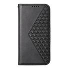 For Realme 14 Pro+ Cubic Grid Calf Texture Magnetic Leather Phone Case(Black) - 2