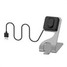 For Amazfit T-Rex Ultra Rotatable Smart Watch Charger Metal Dock Charger Bracket(Grey) - 1