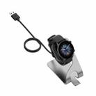 For Amazfit T-Rex Ultra Rotatable Smart Watch Charger Metal Dock Charger Bracket(Grey) - 3