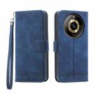 For Realme 11 Pro Dierfeng Dream Line Leather Phone Case(Blue) - 1