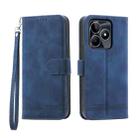 For Realme C53 Dierfeng Dream Line Leather Phone Case(Blue) - 1