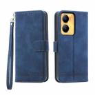 For vivo Y56 Dierfeng Dream Line Leather Phone Case(Blue) - 1