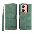 For vivo Y78 Dierfeng Dream Line Leather Phone Case(Green) - 1