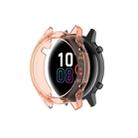 For Huawei Honor Magic watch2 42mm TPU Wrapped Empty Half Case Watch Case(Transparent Orange) - 1