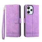 For Xiaomi Redmi 12 Dierfeng Dream Line Leather Phone Case(Purple) - 1