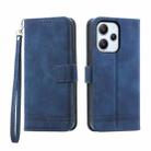 For Xiaomi Redmi 12 Dierfeng Dream Line Leather Phone Case(Blue) - 1