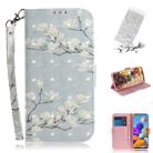 For Samsung Galaxy A21s 3D Painted Pattern Magnetic Attraction Horizontal Flip Leather Case with Holder & Card Slot & Wallet & Lanyard(Magnolia) - 1