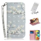 For Samsung Galaxy A51 5G 3D Painted Pattern Magnetic Attraction Horizontal Flip Leather Case with Holder & Card Slot & Wallet & Lanyard(Magnolia) - 1