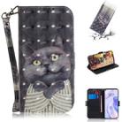 For Huawei P40 lite 5G 3D Painted Pattern Magnetic Attraction Horizontal Flip Leather Case with Holder & Card Slot & Wallet & Lanyard(Embrace Cat) - 1