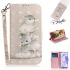 For Huawei P40 lite 5G 3D Painted Pattern Magnetic Attraction Horizontal Flip Leather Case with Holder & Card Slot & Wallet & Lanyard(Squirrels) - 1