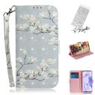 For Huawei P40 lite 5G 3D Painted Pattern Magnetic Attraction Horizontal Flip Leather Case with Holder & Card Slot & Wallet & Lanyard(Magnolia) - 1