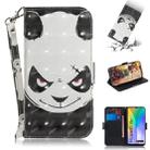 For Huawei Y6p 3D Painted Pattern Magnetic Attraction Horizontal Flip Leather Case with Holder & Card Slot & Wallet & Lanyard(Angry Bear) - 1