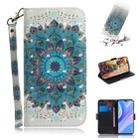 For Huawei Y8p / P Smart S / Enjoy 10s 3D Painted Pattern Magnetic Attraction Horizontal Flip Leather Case with Holder & Card Slot & Wallet & Lanyard(Peacock Wreath) - 1