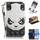 For Xiaomi Redmi 10X 5G 3D Painted Pattern Magnetic Attraction Horizontal Flip Leather Case with Holder & Card Slot & Wallet & Lanyard(Angry Bear) - 1