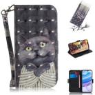 For Xiaomi Redmi 10X Pro 5G 3D Painted Pattern Magnetic Attraction Horizontal Flip Leather Case with Holder & Card Slot & Wallet & Lanyard(Embrace Cat) - 1