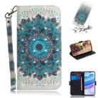 For Xiaomi Redmi 10X Pro 5G 3D Painted Pattern Magnetic Attraction Horizontal Flip Leather Case with Holder & Card Slot & Wallet & Lanyard(Peacock Wreath) - 1