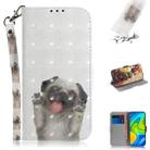 For Xiaomi Redmi Note 9 / Redmi 10X 4G 3D Painted Pattern Magnetic Attraction Horizontal Flip Leather Case with Holder & Card Slot & Wallet & Lanyard(Pekingese Dag) - 1