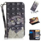For Nokia 5.3 3D Painted Pattern Magnetic Attraction Horizontal Flip Leather Case with Holder & Card Slot & Wallet & Lanyard(Embrace Cat) - 1