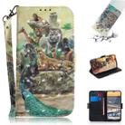 For Nokia 5.3 3D Painted Pattern Magnetic Attraction Horizontal Flip Leather Case with Holder & Card Slot & Wallet & Lanyard(Zoo) - 1