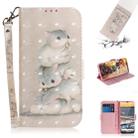 For Nokia 5.3 3D Painted Pattern Magnetic Attraction Horizontal Flip Leather Case with Holder & Card Slot & Wallet & Lanyard(Squirrels) - 1