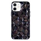 For iPhone 11 Electroplating Honeycomb Edged TPU Phone Case(Black) - 1