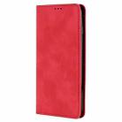 For vivo V50 5G Skin Feel Magnetic Leather Phone Case(Red) - 2