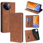 For vivo Y39 5G Global Skin Feel Magnetic Leather Phone Case(Light Brown) - 1