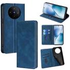 For vivo X200s 5G Skin Feel Magnetic Leather Phone Case(Blue) - 1
