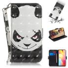 For Xiaomi Mi Note 10 Lite 3D Painted Pattern Magnetic Attraction Horizontal Flip Leather Case with Holder & Card Slot & Wallet & Lanyard(Angry Bear) - 1
