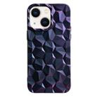 For iPhone 14 Honeycomb Edged TPU Phone Case(Purple) - 1