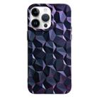 For iPhone 14 Pro Honeycomb Edged TPU Phone Case(Purple) - 1